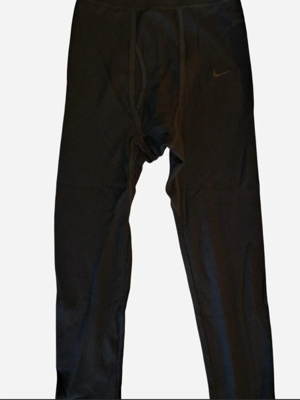 Nike Black Ribbed Thermal Long Johns - Men's Base Layer